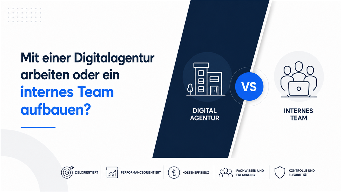 Sollten Sie mit einer Digitalagentur arbeiten oder ein internes Team aufbauen?