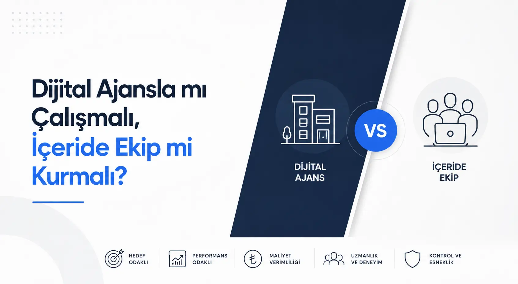 Dijital Ajansla mı Çalışmalı, İçeride Ekip mi Kurmalı?