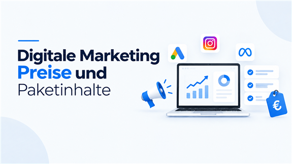 Preise für digitales Marketing und Paketleistungen