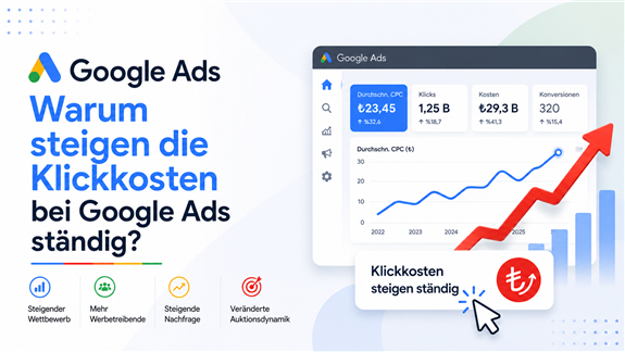Warum steigen die Klickkosten bei Google Ads ständig?