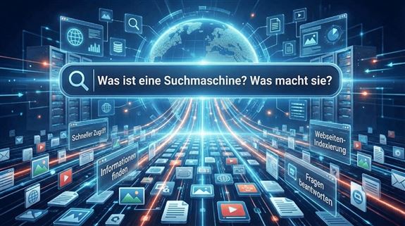Was ist eine Suchmaschine? Wofür wird sie verwendet?